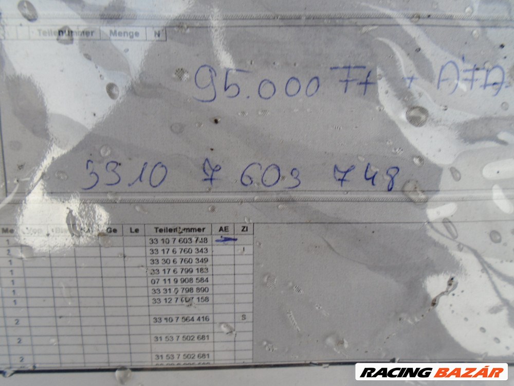 [GYÁRI BONTOTT] BMW Hátsó differenciálmű,  [ 3,15 ] - F20+LCI , F21 + LCI, F30 + LCI, F31+LCI , F34, F32, F33, F36, 1,8D - 2,0D  4. kép